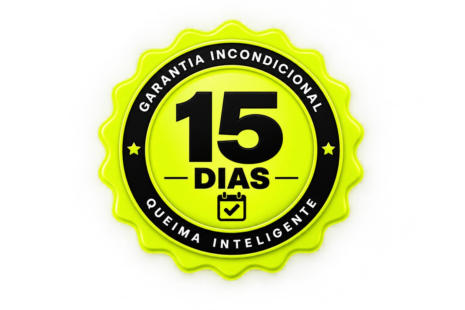 Garantia incondicional de 15 dias do Queima Inteligente