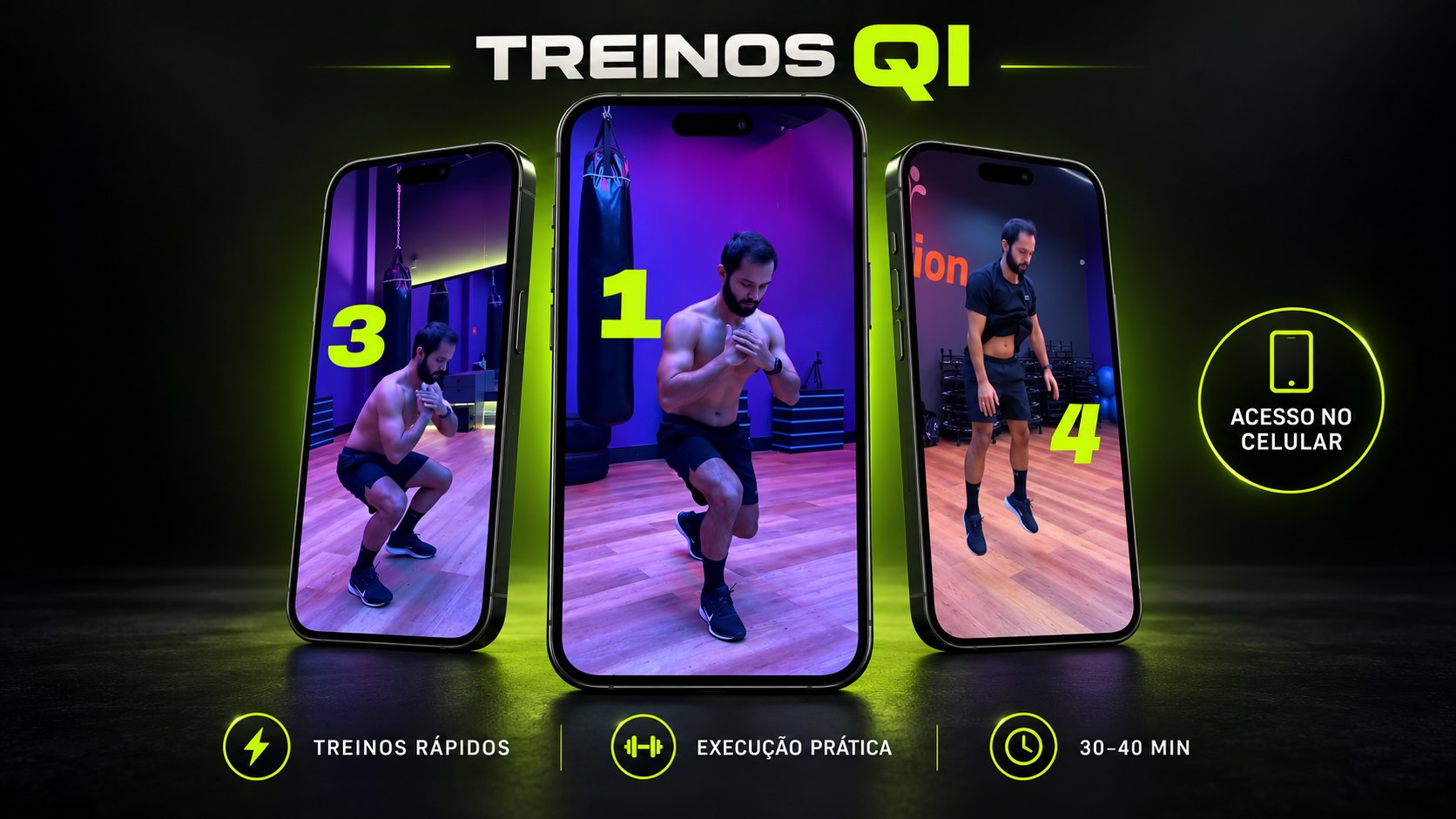Treinos QI com videoaulas